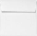 LUXPaper Square Invitation Envelopes | Peel & Press | 7" x 7" | White | 70lb. Text | 50 Qty