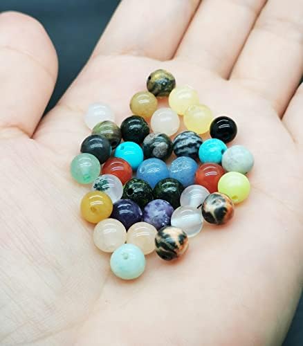 6mm natural round stone beads real gemstone beading on a desk or shelf