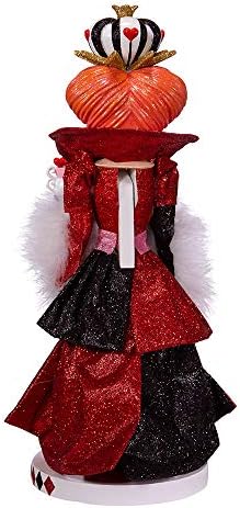 kurt s. adler 17.5-inch hollywood queen of hearts showing dimensions