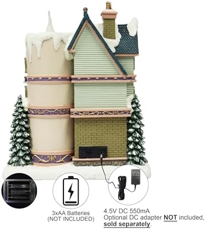moments in time vintage custom candlemaker christmas village on a desk or shelf