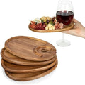 picnic time wine appetizer plates, set of 4, main product view
