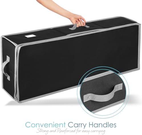 hearth & harbor wrapping paper storage container with, front angle view