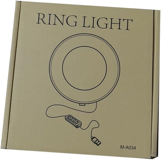 Video Conference Lighting Kit, Ring Light Clip on Laptop Monitor, 6" Dimmable LED Circle Selfie Light for Zoom Meeting/Remote Working/Zoom Calls/Live Streaming/Video Recording