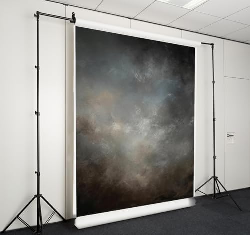 8x10ft fabric abstract backdrop for photography vintage portrait shown in use