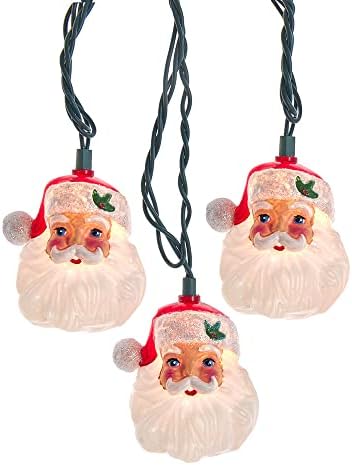 kurt s. adler ul 10-light santa head light, main product view