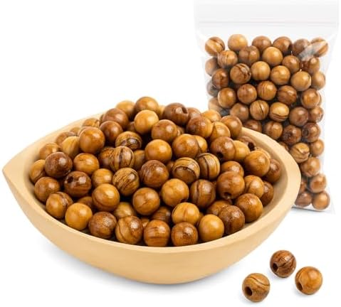 zuluf 10mm olive wood mala beads bulk (1000pcs), close-up detail