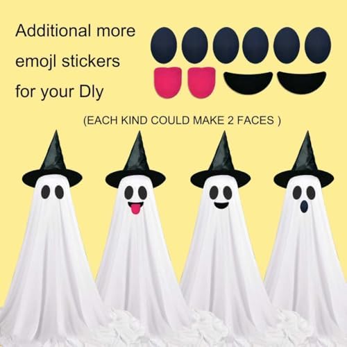 2packs halloween decorations outdoor,halloweens party decoration indoor,light up shown in use