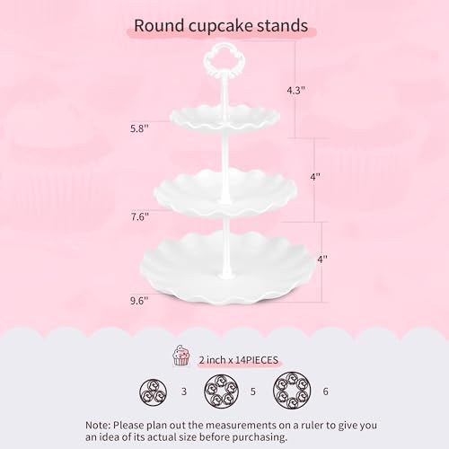 pack of 11 nwk cake stand set of shown in use