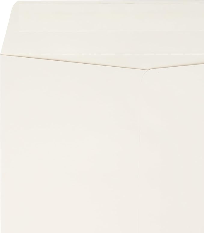 LUXPaper Square Invitation Envelopes | Peel & Press | 8" x 8" | Natural | 70lb. Text | 50 Qty
