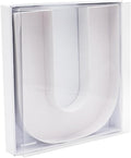 12" Fillable Cardboard Letter Charcuterie Gift Cupcake Box With Cover Sweets Packaging (U)