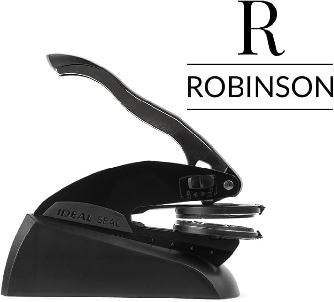 Personalized Wedding Embosser | Custom Made with Initials or Monograms for Couples | Elegant Designs for Stationery, Invitations, Napkins, and More (Design 10)