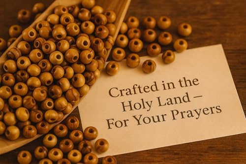 zuluf 5mm olive wood religious beads for jewelry, package contents
