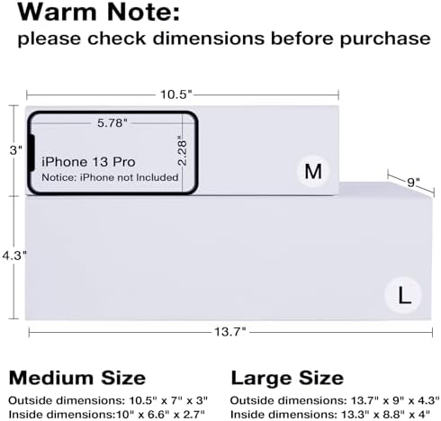 aimyoo 5 pack white magnetic gift boxes with shown in use