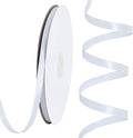 TONIFUL 1/4 Inch x 100yds White Satin Ribbon, Thin Solid Color Satin Ribbon for Gift Wrapping, Crafts, Hair Bows Making, Wedding Party Decoration, Invitation Cards, Floral Bouquets,Halloween,Christmas