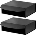 extra large gift box 16.5x13x5.3 in black magnetic, main product view