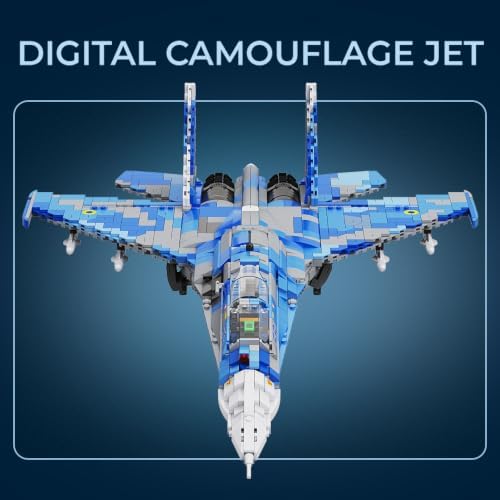 misini m8025 1:35 su-27 flanker fighter jet building, package contents