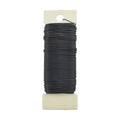 HAHIYO 22Gauge Black Wire - 1Roll, 38Yards (115Feet) Flexible Floral Wire for Crafts, Christmas Wreaths, Tree & Flower Arrangement, Wedding DIY
