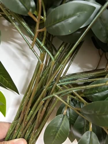 artificial olive leaves green foliage stems waterproof for, view 9