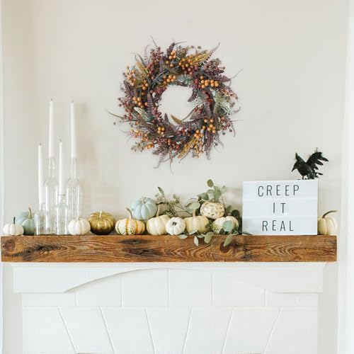 idyllic fall wreaths for front door 22 inch on a desk or shelf