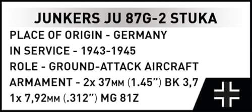 cobi historical collection wwii junkers ju 87 g-2, view 16