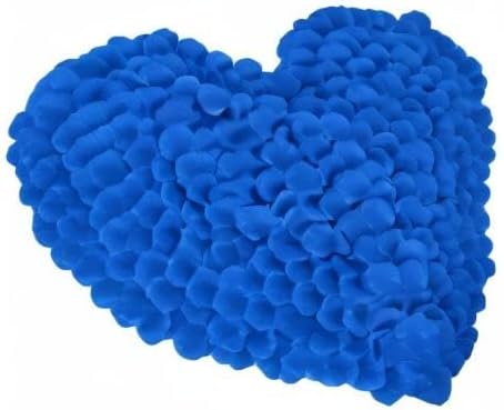 1000 Pcs Artificial Fake Rose Petals,Flower Petals for Romantic Night, Engagement, Party, Wedding, Event Flower Decorations, in Bulk(Blue)