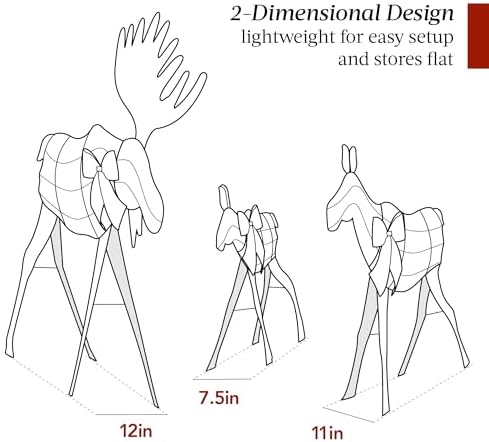 best choice products 2d moose family outdoor 3pc shown in use