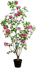 nearly natural 4 ft artificial dogwood tree with, main product view