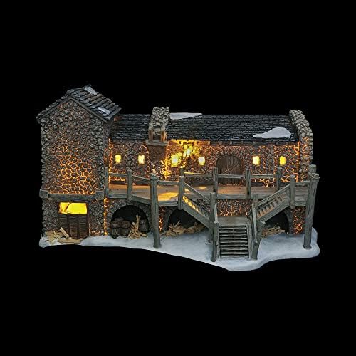 department 56 game of thrones village night's watch, package contents