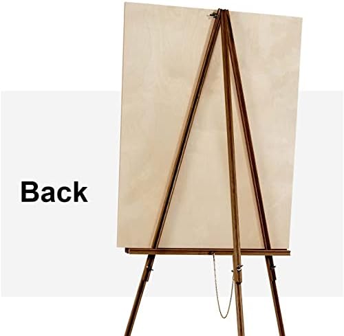 falling in art 65" a-frame wooden tripod easel on a desk or shelf