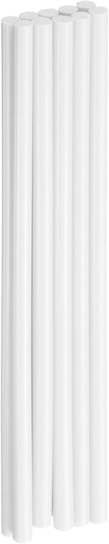 HARFINGTON 10pcs Hot Glue Sticks 0.28" Dia x 7.87" Long EVA Mini Hot Melt Adhesive Glue Stick for Hot Melt Gun Wood Plastic Glass Flowers Fabrics Foam, White