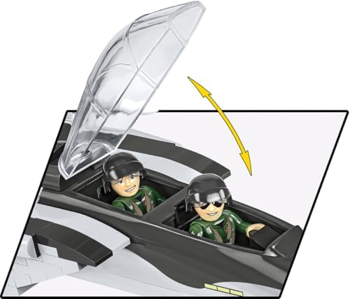 cobi armed forces boeing f-15ex eagle ii aircraft, package contents