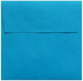 LUXPaper Square Invitation Envelopes | Peel & Press | 5" x 5" | Pool Blue | 80lb. Text | 50 Qty