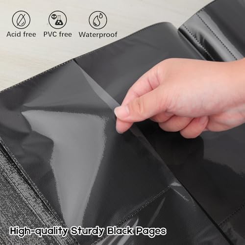 Extra Large Capacity Photo Album 4x6 Pictures Holds 1000 Photos, Black