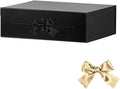 gooodgift 3 pcs black extra large gift box, main product view
