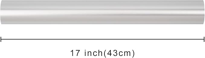 Garbendy Silver Wrapping Paper - Solid Color Metallic Sparkle Paper Perfect for Birthday, Wedding, Baby Shower, Party - 17 Inch X 33 Feet