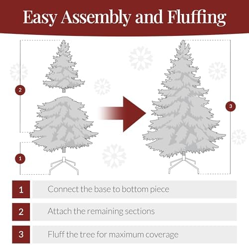 best choice products 4.5ft pre-lit charcoal gray christmas on a desk or shelf