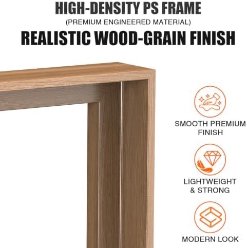 canvas floater frame for 1”–1.25”deep gallery wrapped canvas, package contents