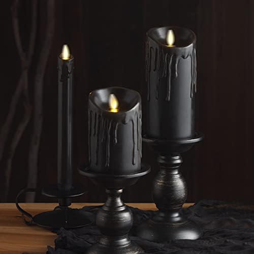 Luminara - Flameless Flickering Moving Flame Battery Operated Unscented Candl...