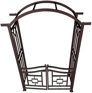 oakland living bronze aluminum garden arbor arch with, package contents