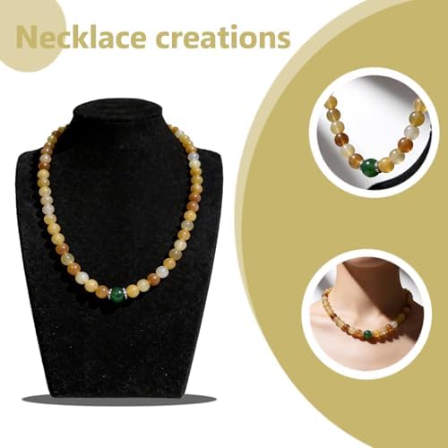 6mm natural stone beads, round crystals bead genuine, side view