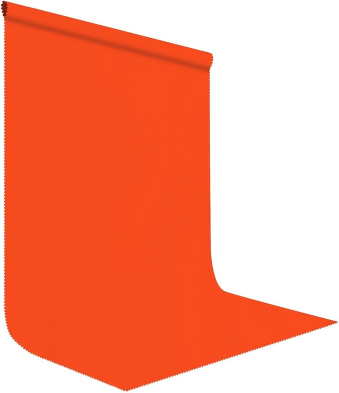 6x9FT Pure Orange Backdrops Solid Background for Birthday Portrait Photoshoot Advertising Shooting