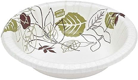 Dixie Ultra 20 oz Heavy-Weight Paper Bowls, Pathways, 500 Count, Bulk Case, 4...