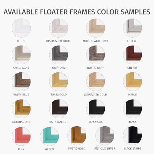 pixy canvas 20x24 inch floater frame for canvas, view 9