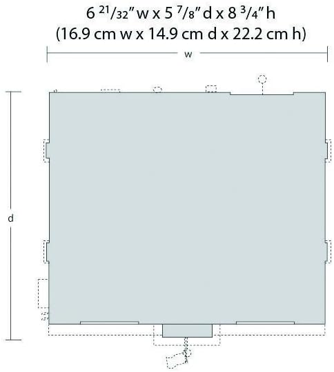 built-n-ready 2-story firehouse building ho woodland scenics, side view