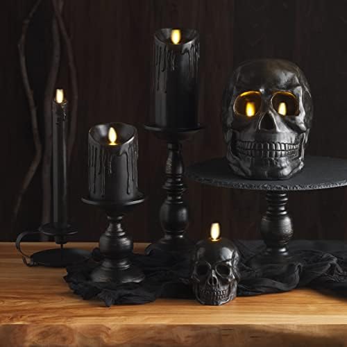 Luminara - Flameless Flickering Moving Flame Battery Operated Unscented Candl...