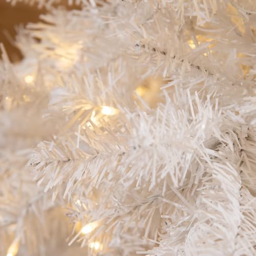 homcom 6' tall prelit christmas tree douglas fir, view 9