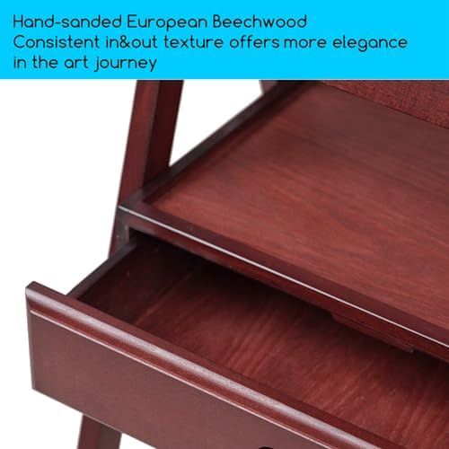 meeden painting easel for adults: art easel stand showing dimensions