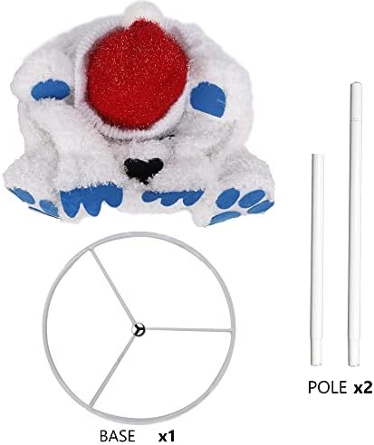 glintoper lighted christmas decorations, pre-lit pop up plush, package contents