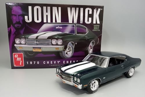 amt 1970 chevy chevelle john wick 1:25 scale showing dimensions