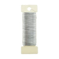 HAHIYO 26Gauge Silver Wire - 1 Roll, 38 Yards (115 Feet) Flexible Floral Wire for Crafts, Christmas Wreaths, Tree & Flower Arrangement, Wedding DIY